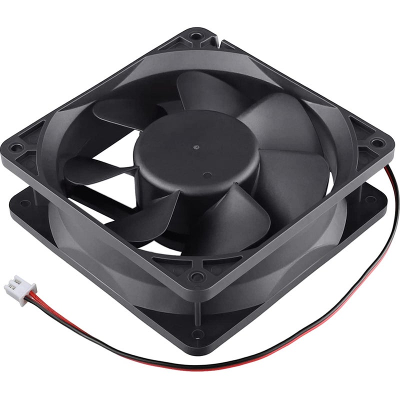 GDSTIME Dual Ball Bearings 1238 Cooling Fan, 120mm x 38mm 24V DC 125CFM Brushless Cooler Fan - Image 5
